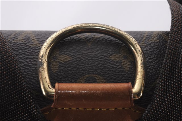 Authentic Louis Vuitton Monogram Montsouris GM Backpack M51135 LV 9585E