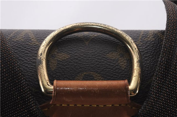 Authentic Louis Vuitton Monogram Montsouris GM Backpack M51135 LV 9585E
