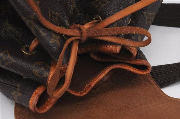 Authentic Louis Vuitton Monogram Montsouris GM Backpack M51135 LV 9585E