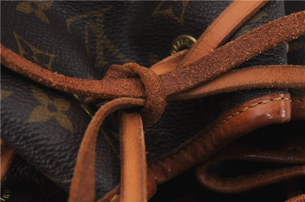 Authentic Louis Vuitton Monogram Montsouris GM Backpack M51135 LV 9585E