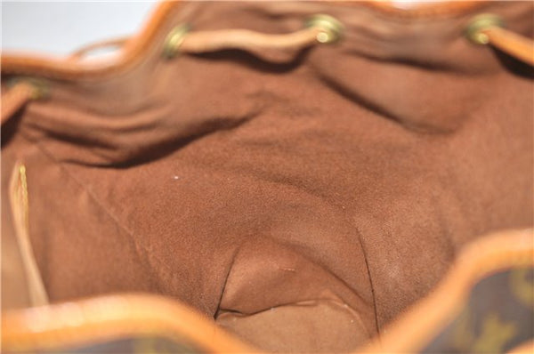 Authentic Louis Vuitton Monogram Montsouris GM Backpack M51135 LV 9585E