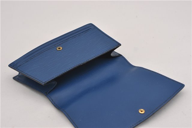 Authentic Louis Vuitton Epi Tilsitt Waist Body Bag Blue M52605 LV 9587F