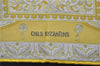 HERMES Petit Carre 40 Scarf Handkerchief "CIELS BYZANTINS" Silk Yellow 9589D