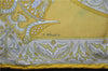 HERMES Petit Carre 40 Scarf Handkerchief "CIELS BYZANTINS" Silk Yellow 9589D