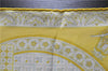 HERMES Petit Carre 40 Scarf Handkerchief "CIELS BYZANTINS" Silk Yellow 9589D