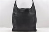 Authentic GUCCI Shoulder Bag Leather 0013191 Black 9591C