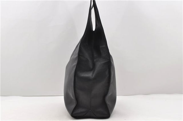 Authentic GUCCI Shoulder Bag Leather 0013191 Black 9591C