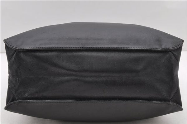 Authentic GUCCI Shoulder Bag Leather 0013191 Black 9591C