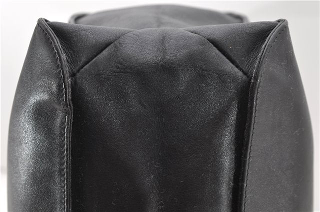 Authentic GUCCI Shoulder Bag Leather 0013191 Black 9591C