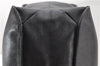 Authentic GUCCI Shoulder Bag Leather 0013191 Black 9591C