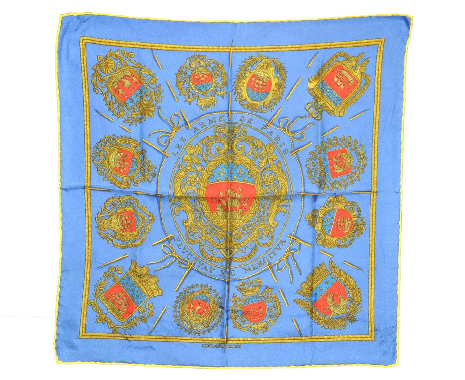 HERMES Petit Carre 40 Scarf Handkerchief 