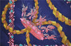 Authentic HERMES Carre 90 Scarf "LE SACRE DU PRINTEMPS" Silk Navy 9592D