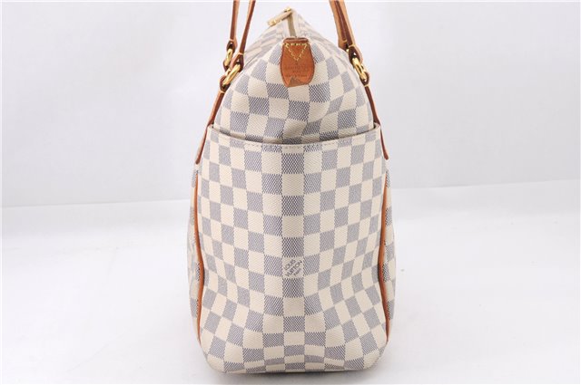 Authentic Louis Vuitton Damier Azur Totally MM Tote Bag N51262 LV 9592E