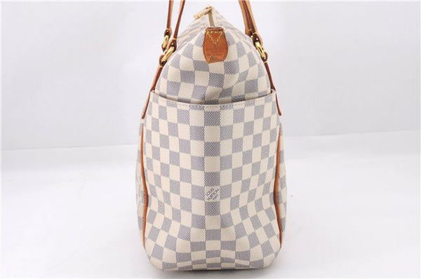Authentic Louis Vuitton Damier Azur Totally MM Tote Bag N51262 LV 9592E