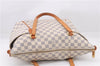 Authentic Louis Vuitton Damier Azur Totally MM Tote Bag N51262 LV 9592E