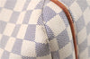 Authentic Louis Vuitton Damier Azur Totally MM Tote Bag N51262 LV 9592E