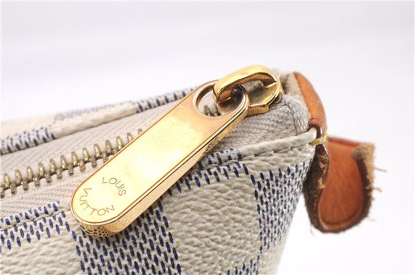 Authentic Louis Vuitton Damier Azur Totally MM Tote Bag N51262 LV 9592E