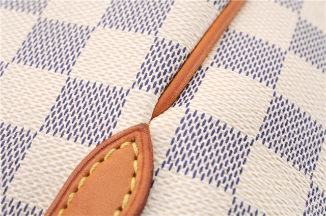 Authentic Louis Vuitton Damier Azur Totally MM Tote Bag N51262 LV 9592E