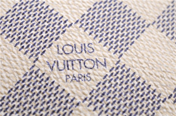 Authentic Louis Vuitton Damier Azur Totally MM Tote Bag N51262 LV 9592E