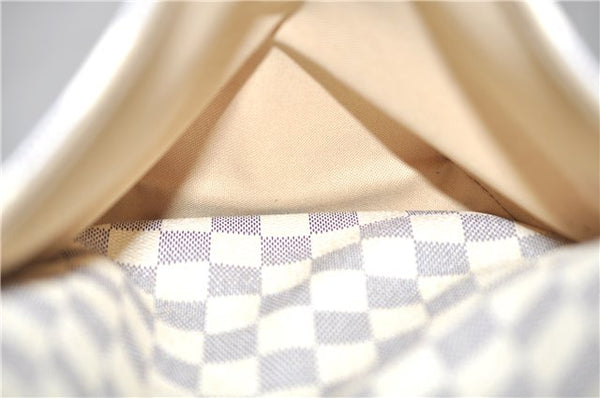 Authentic Louis Vuitton Damier Azur Totally MM Tote Bag N51262 LV 9592E