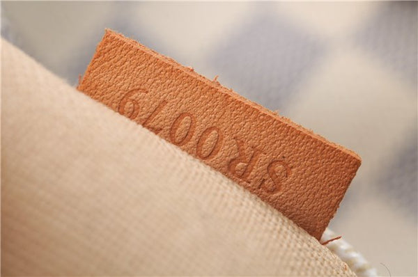 Authentic Louis Vuitton Damier Azur Totally MM Tote Bag N51262 LV 9592E