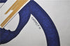 Authentic HERMES Carre 90 Scarf "Eperon d'or" Silk Blue 9593D