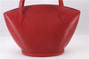 Authentic Louis Vuitton Epi Saint Jacques Shopping Shoulder Bag M52267 Red 9594E