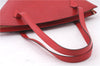 Authentic Louis Vuitton Epi Saint Jacques Shopping Shoulder Bag M52267 Red 9594E