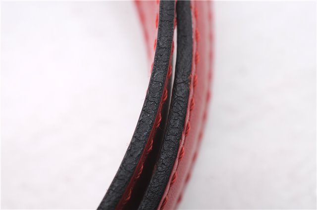 Authentic Louis Vuitton Epi Saint Jacques Shopping Shoulder Bag M52267 Red 9594E