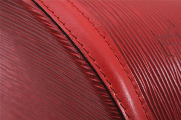 Authentic Louis Vuitton Epi Saint Jacques Shopping Shoulder Bag M52267 Red 9594E