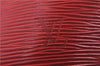 Authentic Louis Vuitton Epi Saint Jacques Shopping Shoulder Bag M52267 Red 9594E