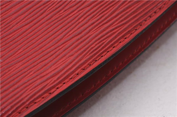 Authentic Louis Vuitton Epi Saint Jacques Shopping Shoulder Bag M52267 Red 9594E