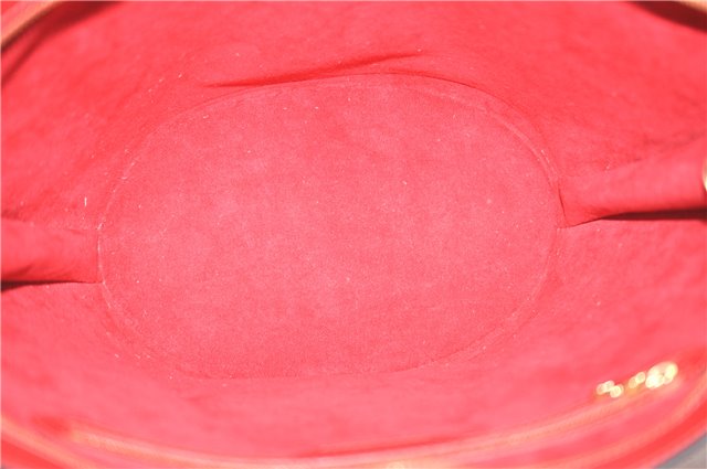 Authentic Louis Vuitton Epi Saint Jacques Shopping Shoulder Bag M52267 Red 9594E