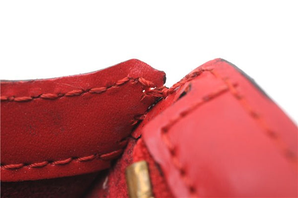 Authentic Louis Vuitton Epi Saint Jacques Shopping Shoulder Bag M52267 Red 9594E