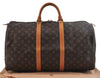 Authentic Louis Vuitton Monogram Keepall 50 Boston Bag M41426 LV 9595C