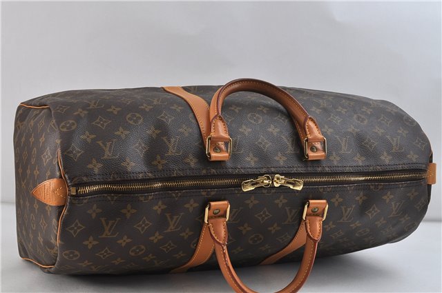 Authentic Louis Vuitton Monogram Keepall 50 Boston Bag M41426 LV 9595C