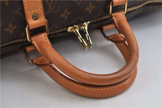 Authentic Louis Vuitton Monogram Keepall 50 Boston Bag M41426 LV 9595C
