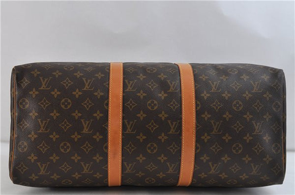 Authentic Louis Vuitton Monogram Keepall 50 Boston Bag M41426 LV 9595C