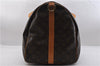 Auth Louis Vuitton Monogram Keepall Bandouliere 55 Boston Bag M41414 LV 9596C
