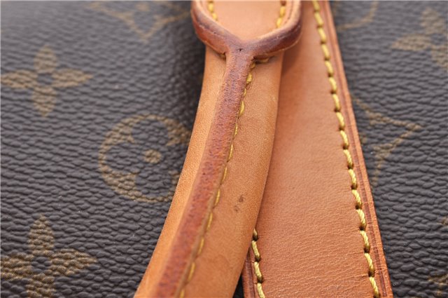 Auth Louis Vuitton Monogram Keepall Bandouliere 55 Boston Bag M41414 LV 9596C
