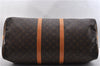 Auth Louis Vuitton Monogram Keepall Bandouliere 55 Boston Bag M41414 LV 9596C