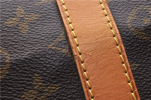 Auth Louis Vuitton Monogram Keepall Bandouliere 55 Boston Bag M41414 LV 9596C
