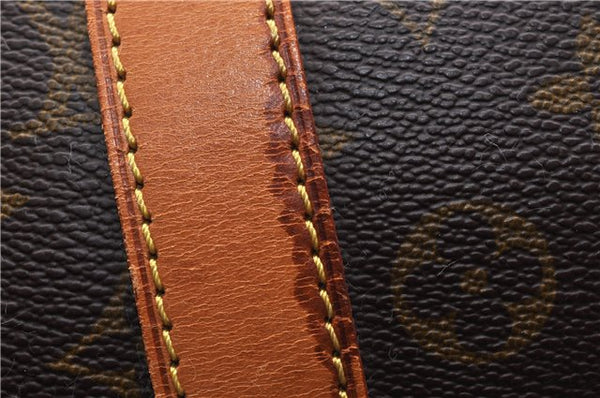 Auth Louis Vuitton Monogram Keepall Bandouliere 55 Boston Bag M41414 LV 9596C