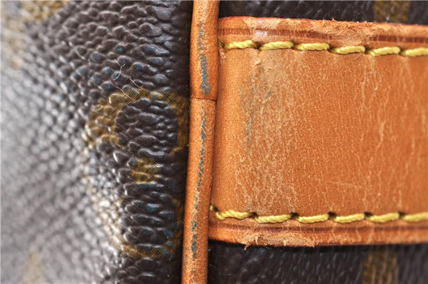 Auth Louis Vuitton Monogram Keepall Bandouliere 55 Boston Bag M41414 LV 9596C