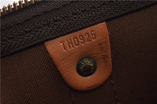 Auth Louis Vuitton Monogram Keepall Bandouliere 55 Boston Bag M41414 LV 9596C