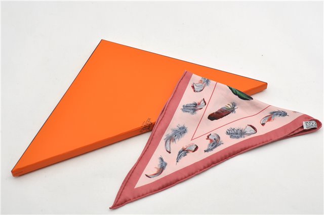 Authentic HERMES Carre POINTU Triangle Scarf 