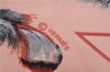 Authentic HERMES Carre POINTU Triangle Scarf "PLUMES" Silk Pink Box 9596E