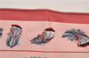 Authentic HERMES Carre POINTU Triangle Scarf "PLUMES" Silk Pink Box 9596E