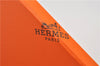 Authentic HERMES Carre POINTU Triangle Scarf "PLUMES" Silk Pink Box 9596E