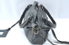 Authentic BALENCIAGA Classic The First 2Way Hand Bag Leather 103208 Green 9597G